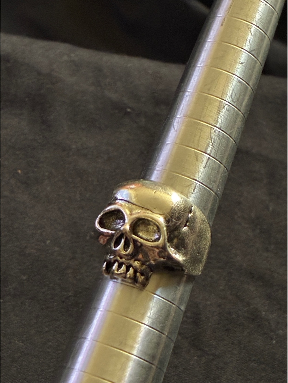 Vintage style Skull Ring -Size 9